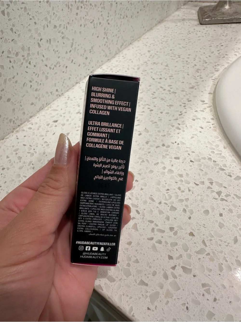 Huda Beauty Faux Filler Lip Gloss - Shade Posh
